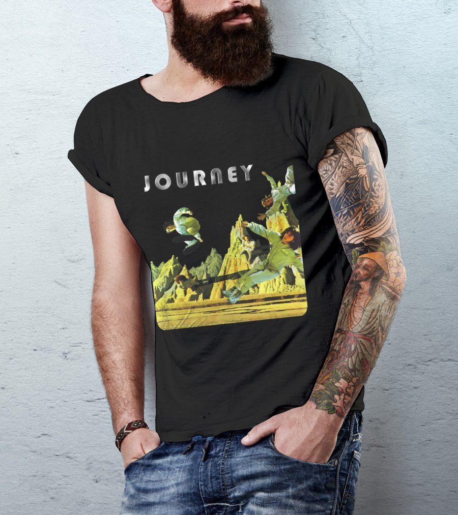 Journey Space-Themed Surreal Landscape Adventure T-Shirt