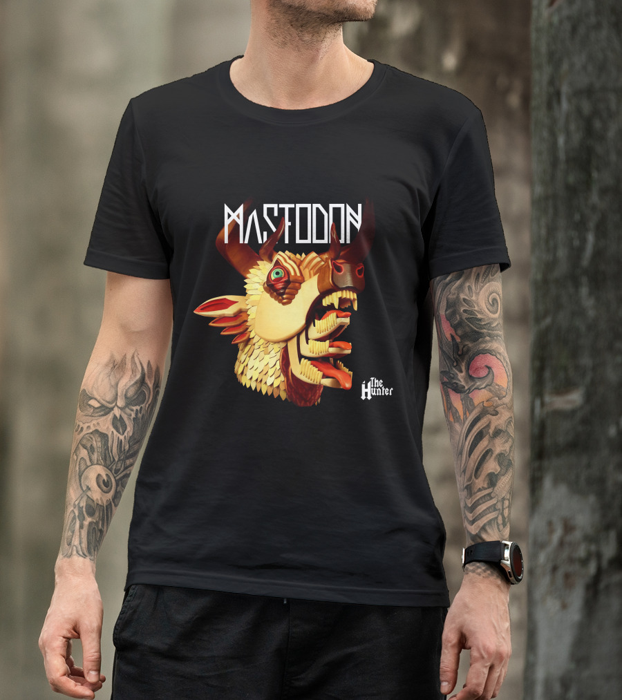 Mastodon The Hunter 3D Animal Head T-Shirt