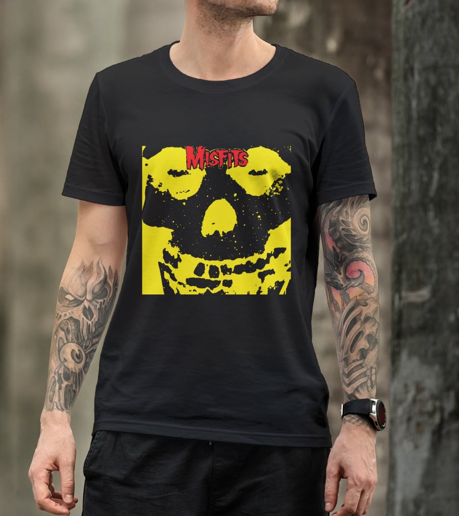 Misfits Yellow Skull T-Shirt