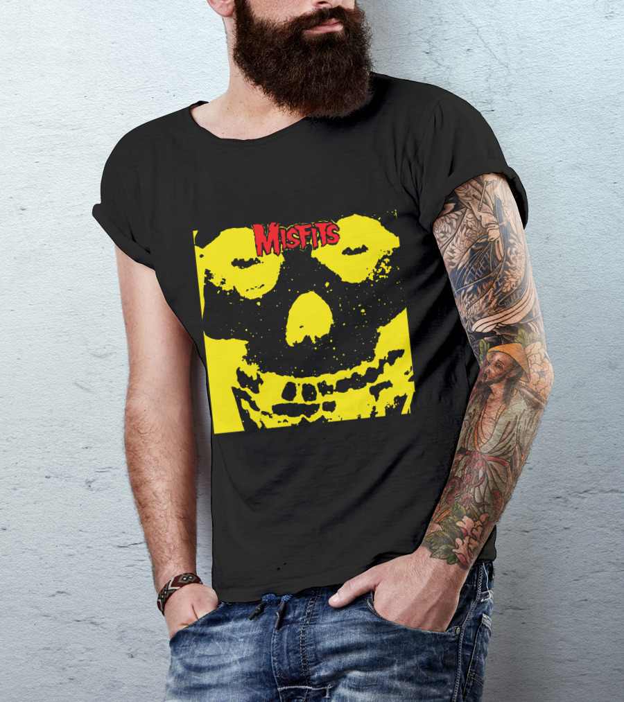 Misfits Yellow Skull T-Shirt