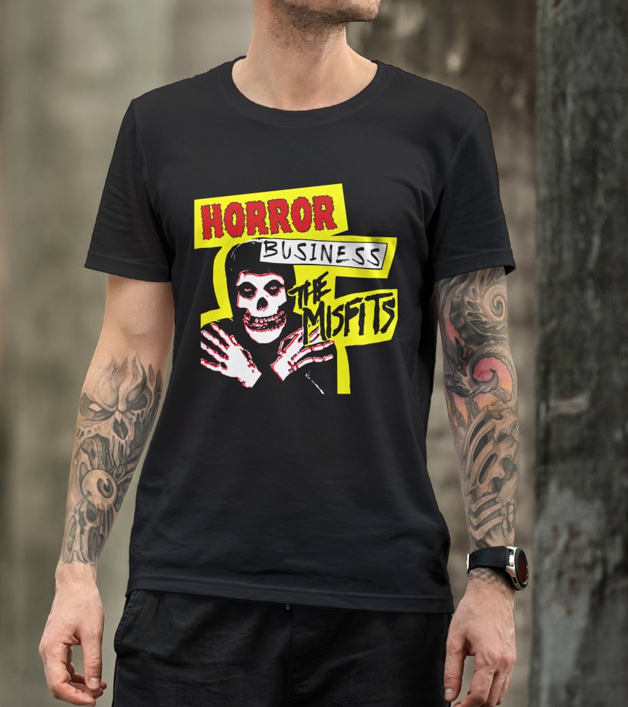 Horror Business The Misfits Skeleton Artwork T-Shirt