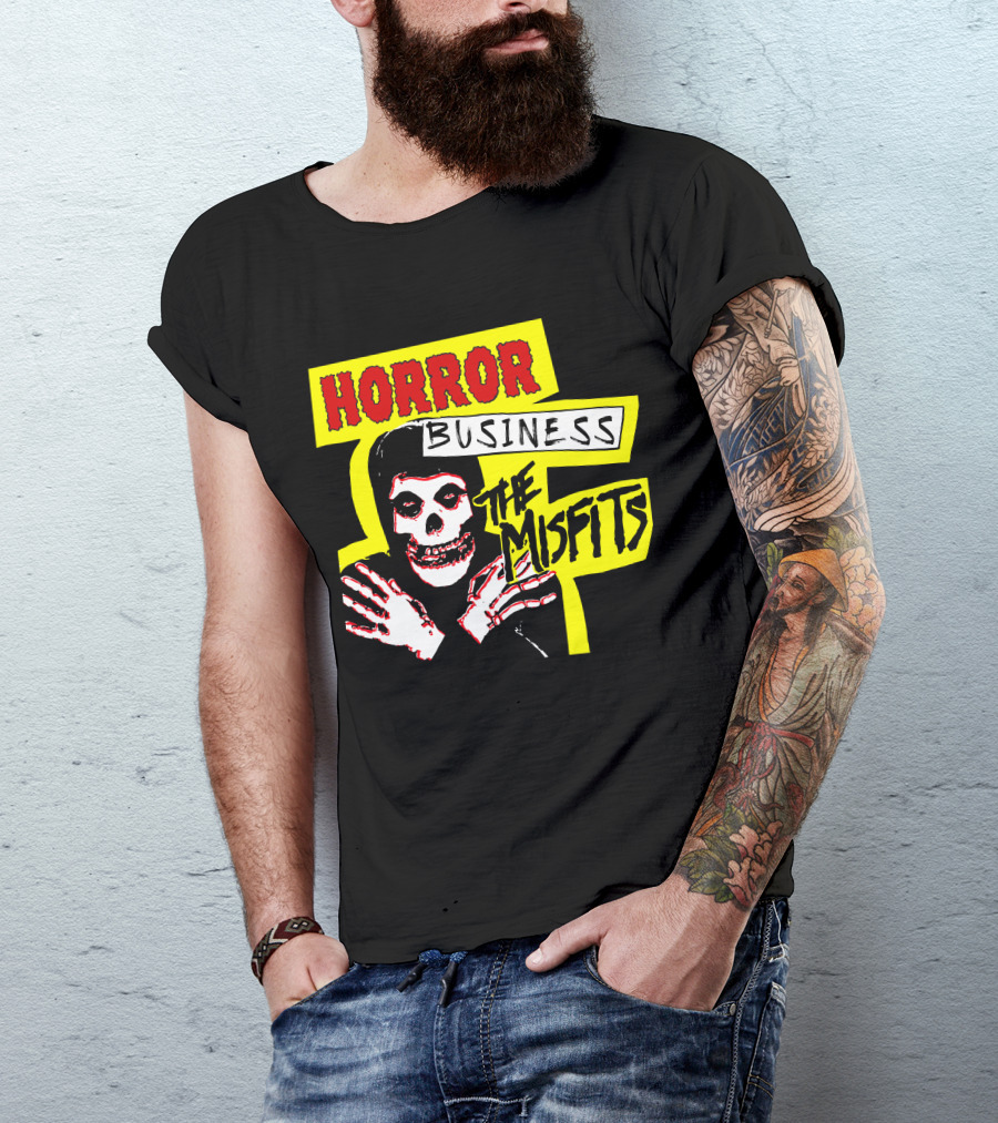 Horror Business The Misfits Skeleton Artwork T-Shirt