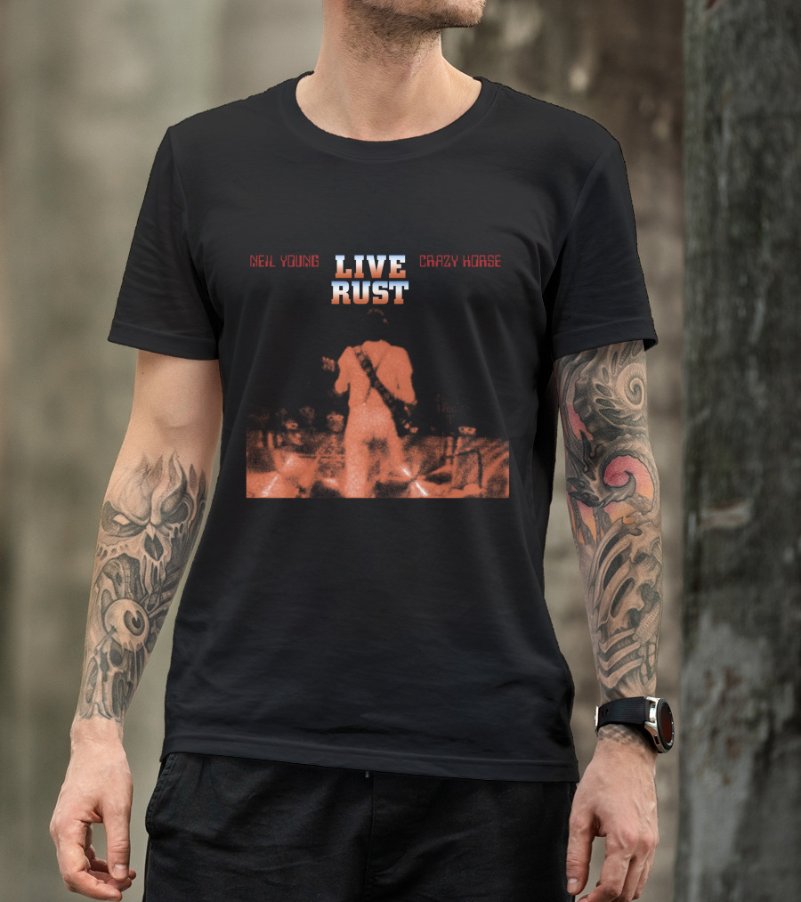 Neil Young Crazy Horse Live Rust T-Shirt
