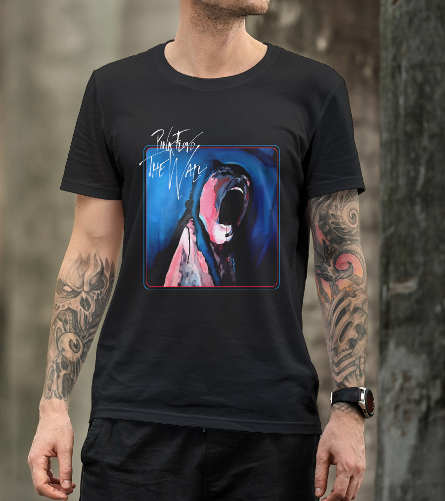Pink Floyd The Wall Album Cover Art Scream T-Shirt