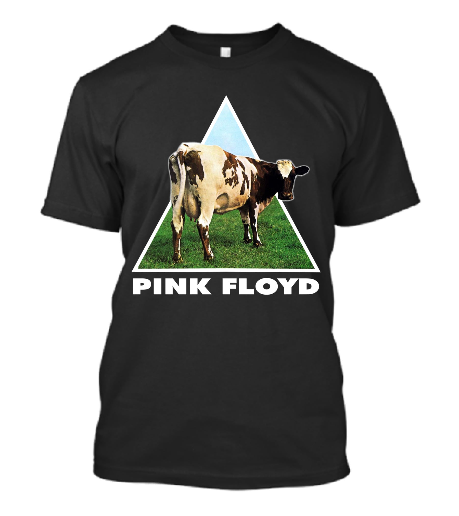 Pfl(43) Pink Floyd Atom Heart Mother Album Cow T-Shirt