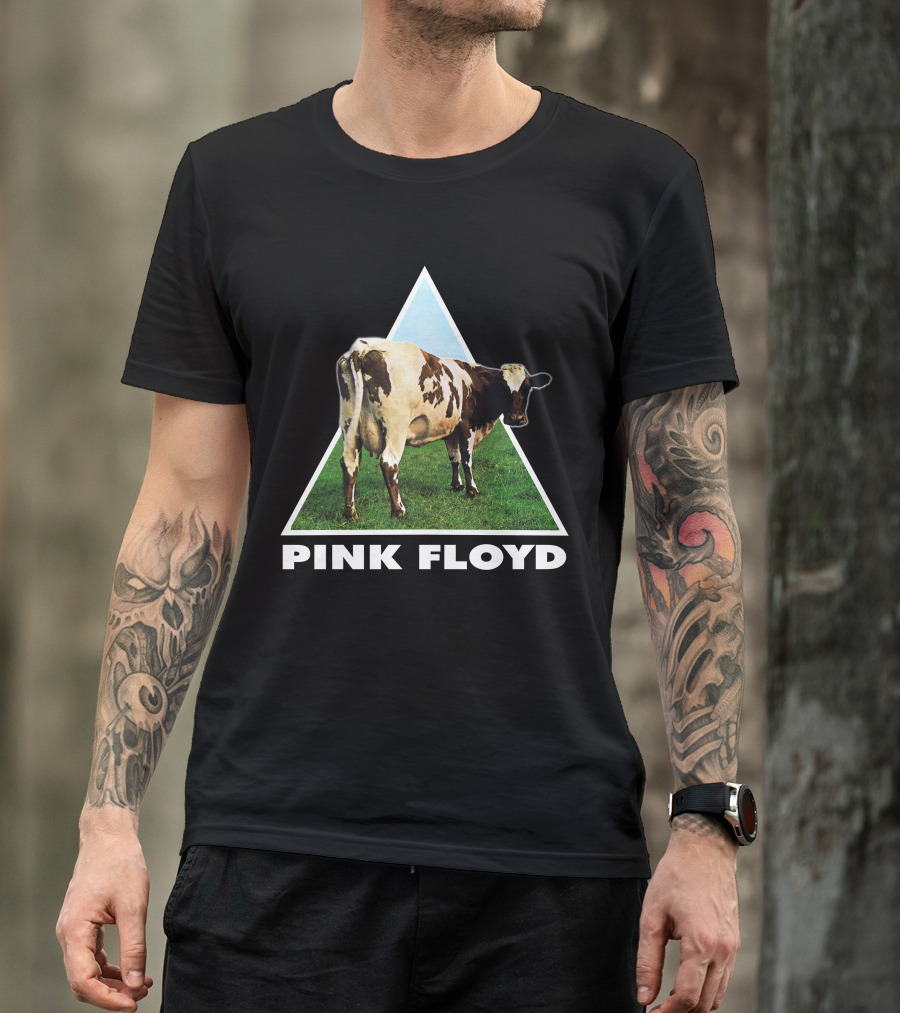 Pfl(43) Pink Floyd Atom Heart Mother Album Cow T-Shirt