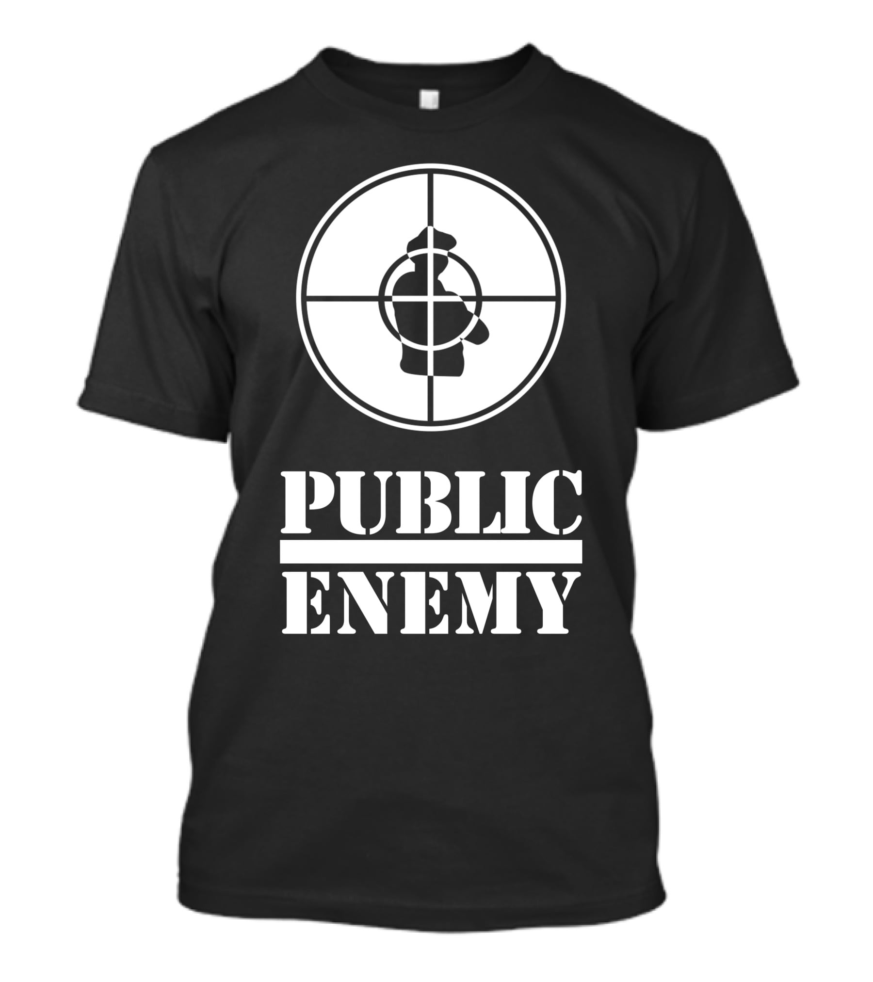 Public Enemy Classic Logo Target Silhouette T-Shirt
