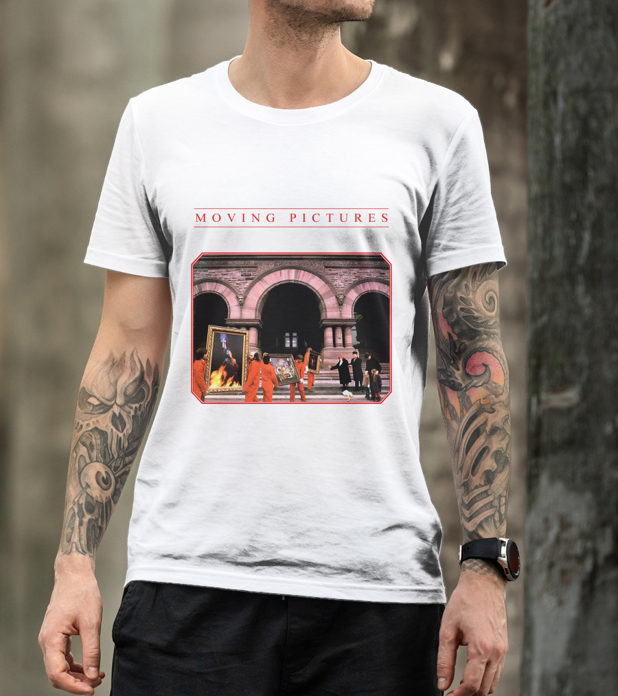 Moving Pictures Album Cover Artwork T-Shirt