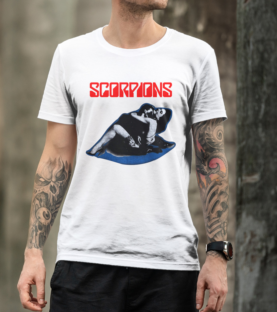 Scorpions Blackout Album Cover Art Retro T-Shirt