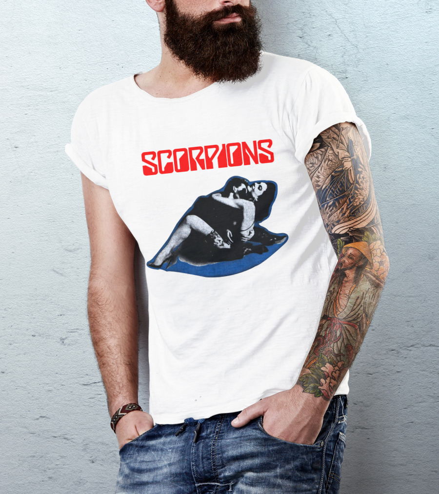 Scorpions Blackout Album Cover Art Retro T-Shirt