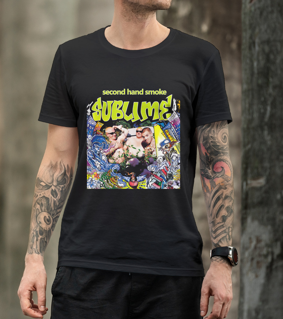 Second Hand Smoke Sublime Band Art T-Shirt