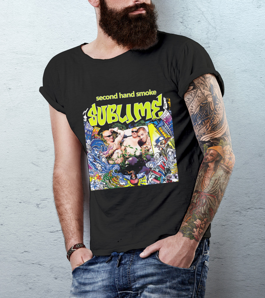 Second Hand Smoke Sublime Band Art T-Shirt