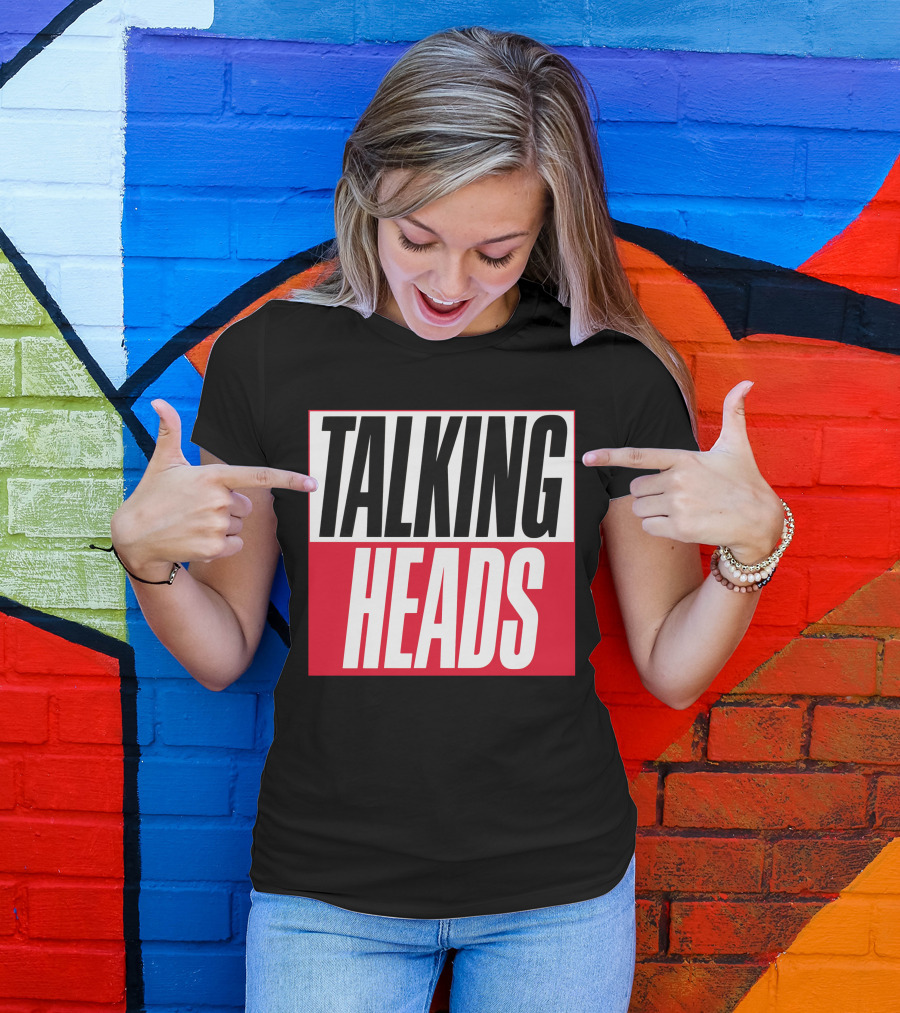Talking Heads Red Black White Bold T-Shirt