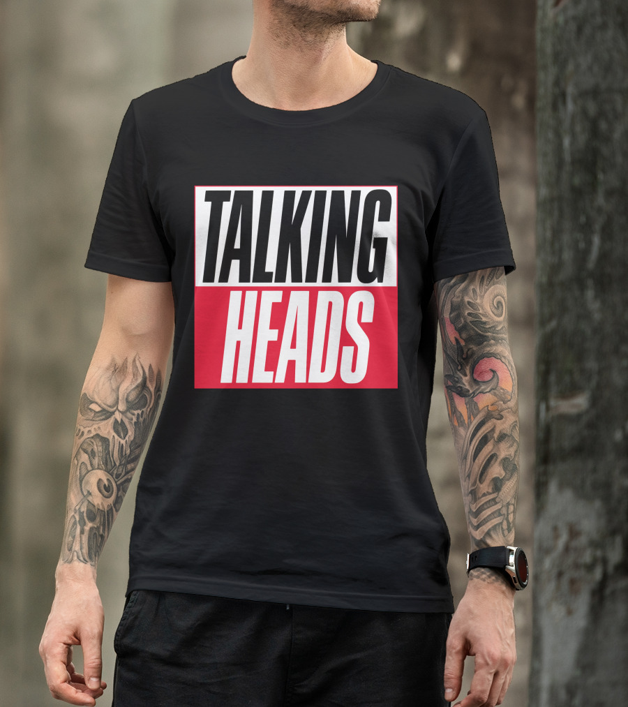Talking Heads Red Black White Bold T-Shirt