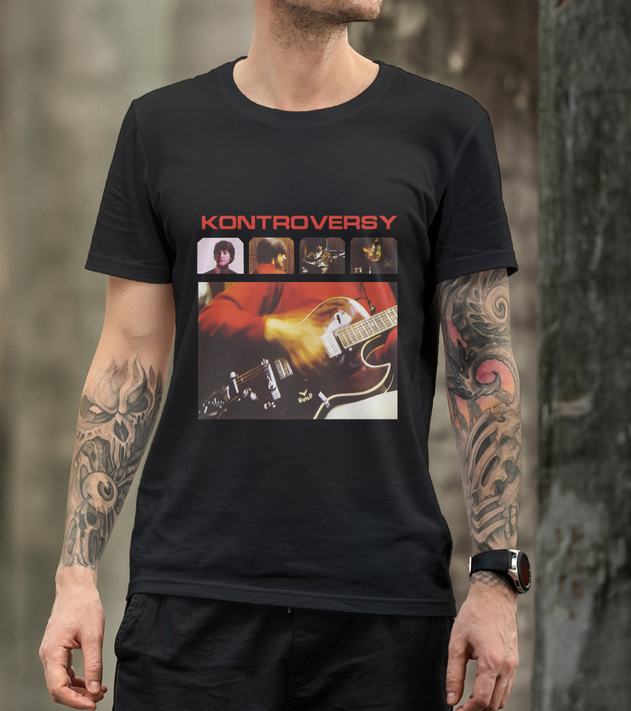 Kontroversy Guitar And Band T-Shirt