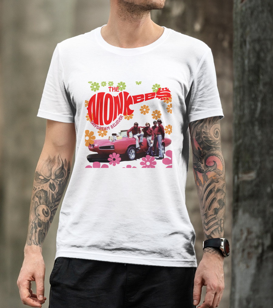 The Monkees Daydream Believer Floral Car T-Shirt