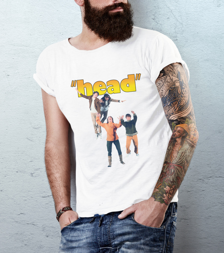 Monkees Head Jumping Pose Retro Style T-Shirt