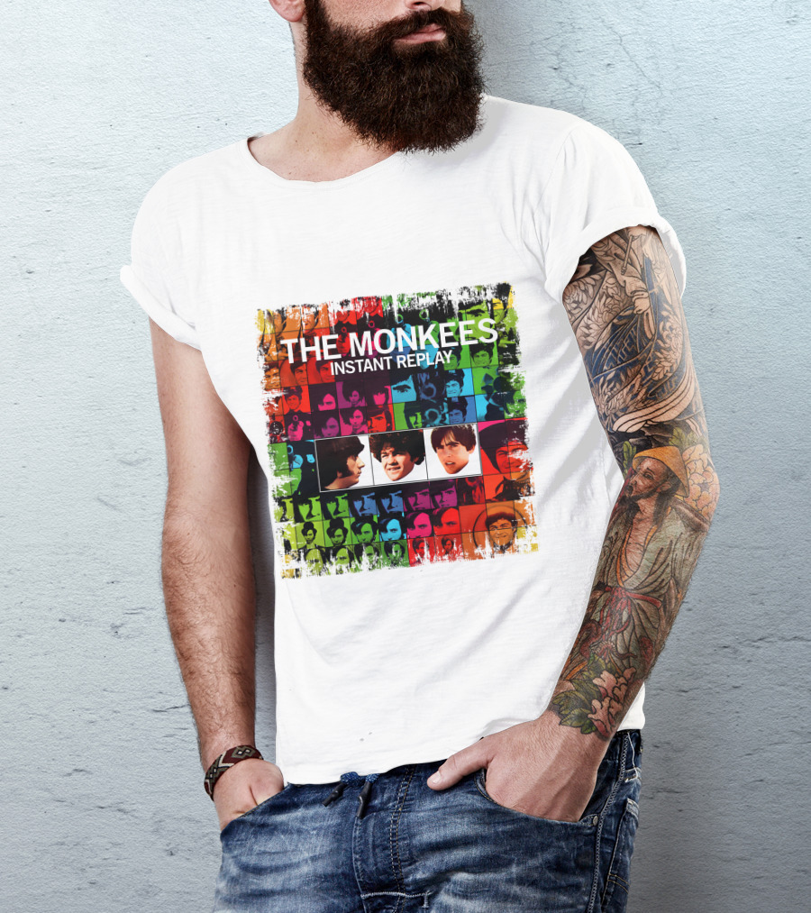 The Monkees Instant Replay Album Art Collage T-Shirt