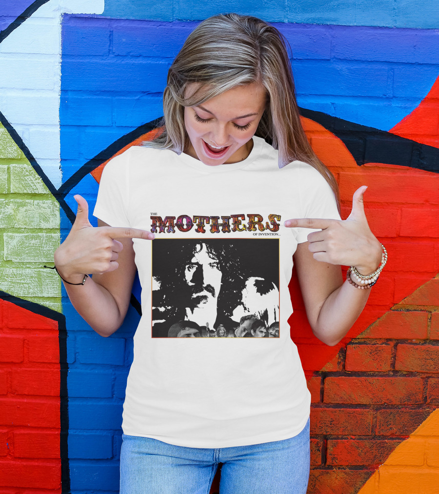 The Mothers Of Invention Frank Zappa Black And White Group T-Shirt