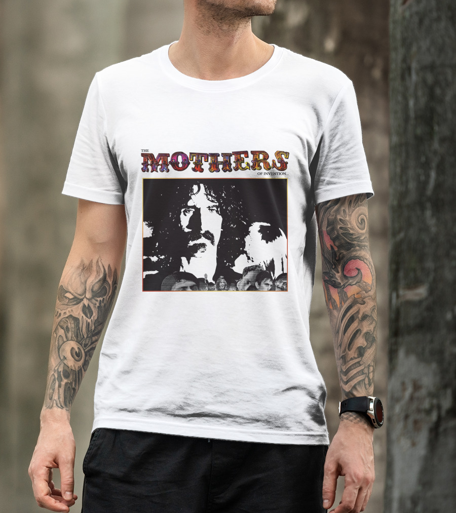 The Mothers Of Invention Frank Zappa Black And White Group T-Shirt
