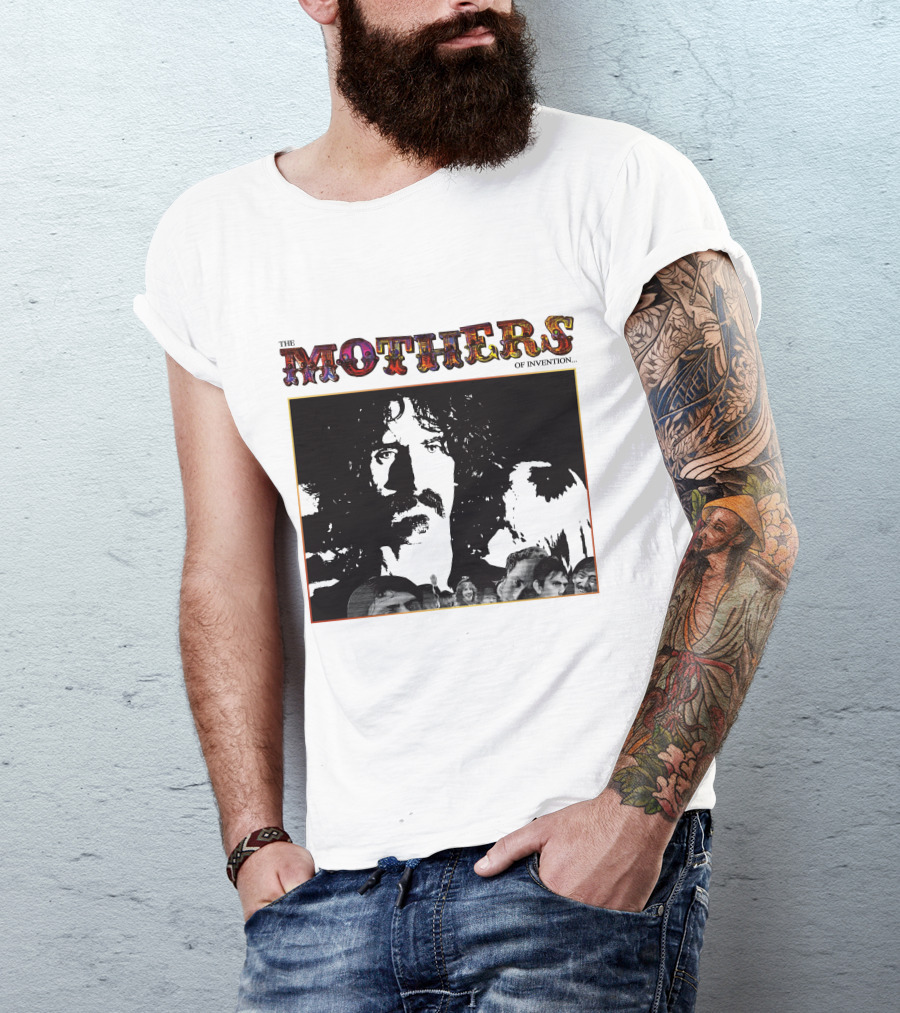 The Mothers Of Invention Frank Zappa Black And White Group T-Shirt