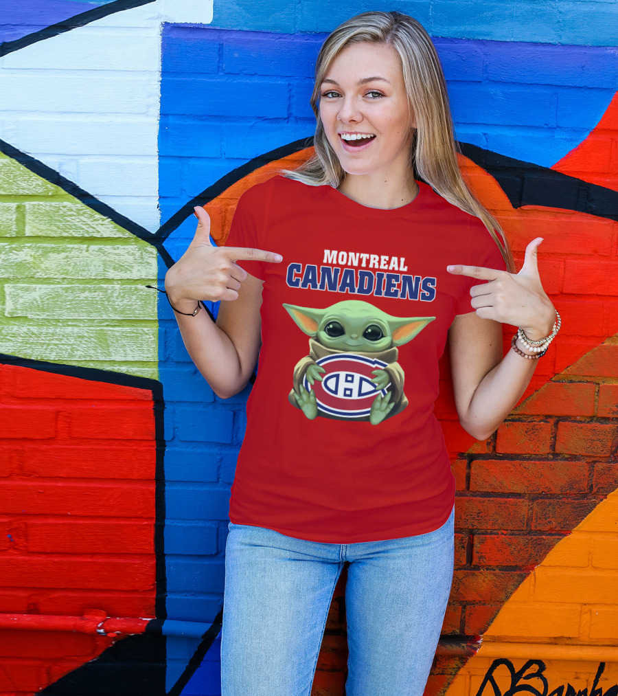 Montreal Canadiens Baby Yoda T-Shirt