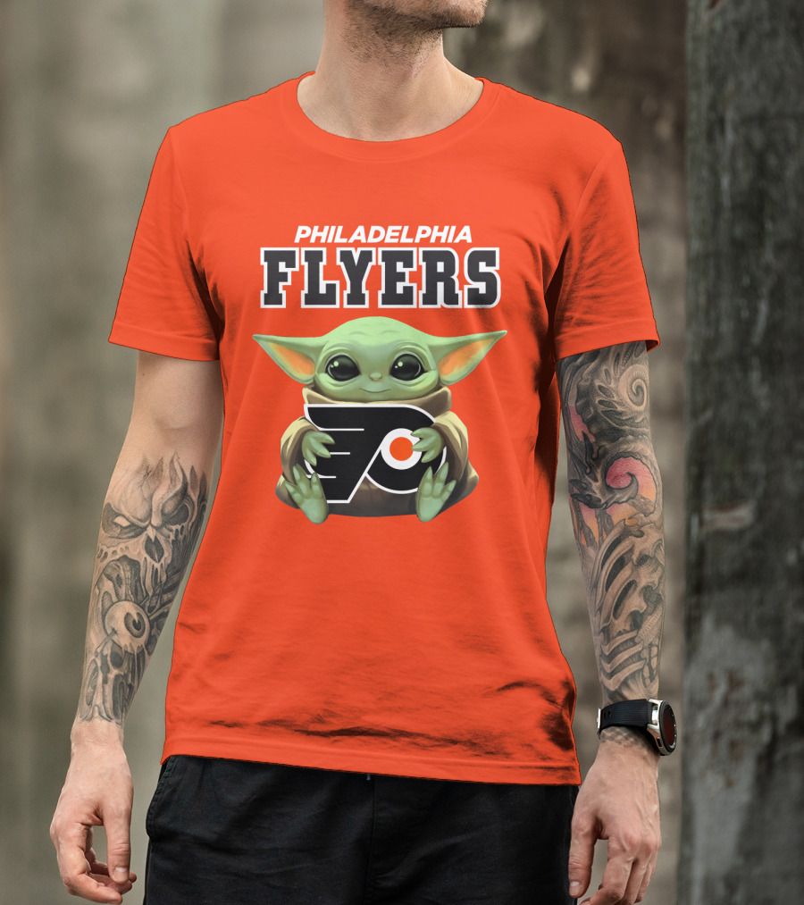 Philadelphia Flyers Baby Yoda T-Shirt