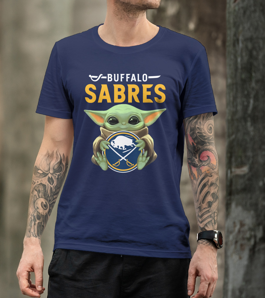 Buffalo Sabres Baby Yoda T-Shirt