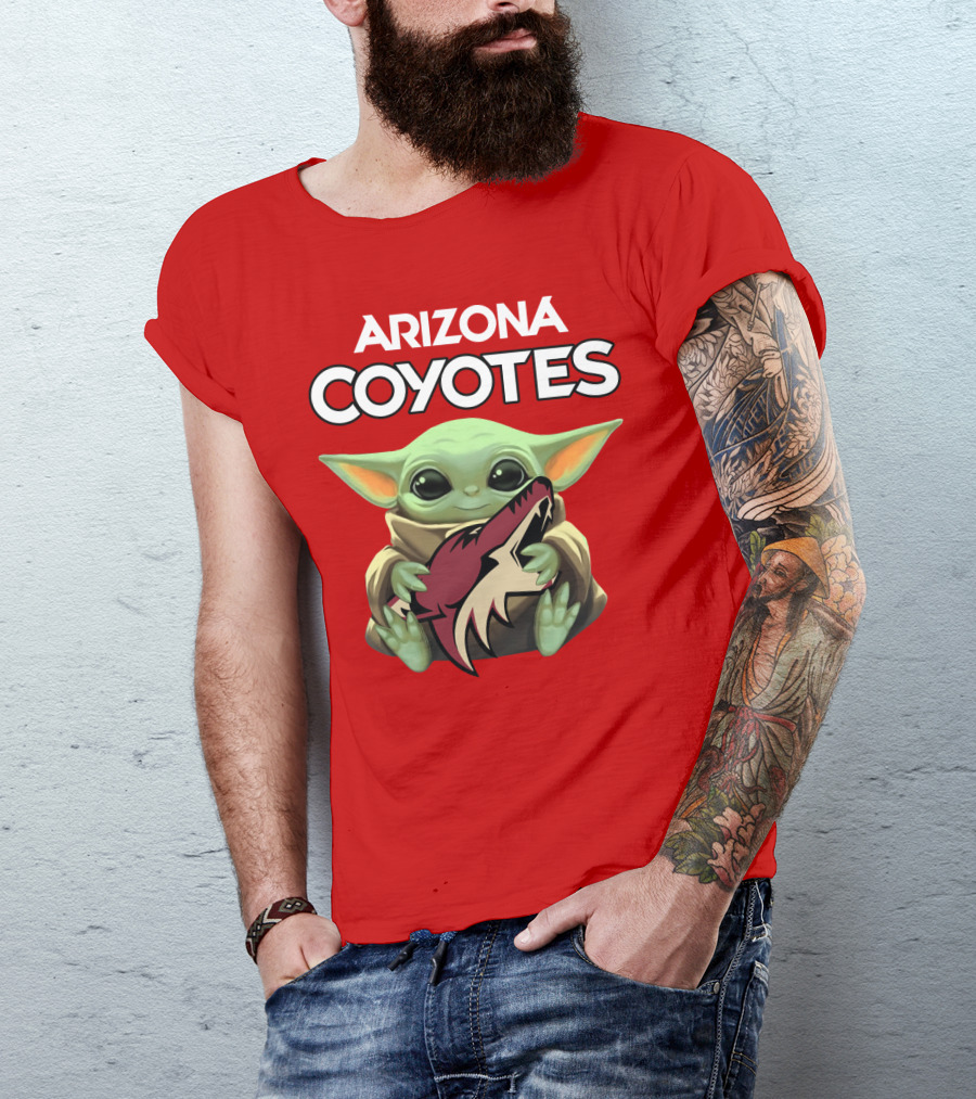 Arizona Coyotes Baby Yoda T-Shirt