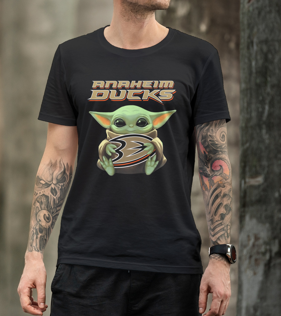 Anaheim Ducks Baby Yoda T-Shirt