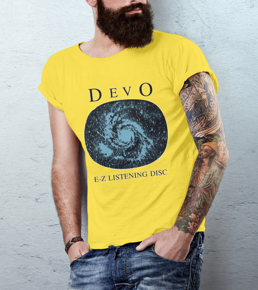 DEVO E-Z Listening Disc Spiral T-Shirt