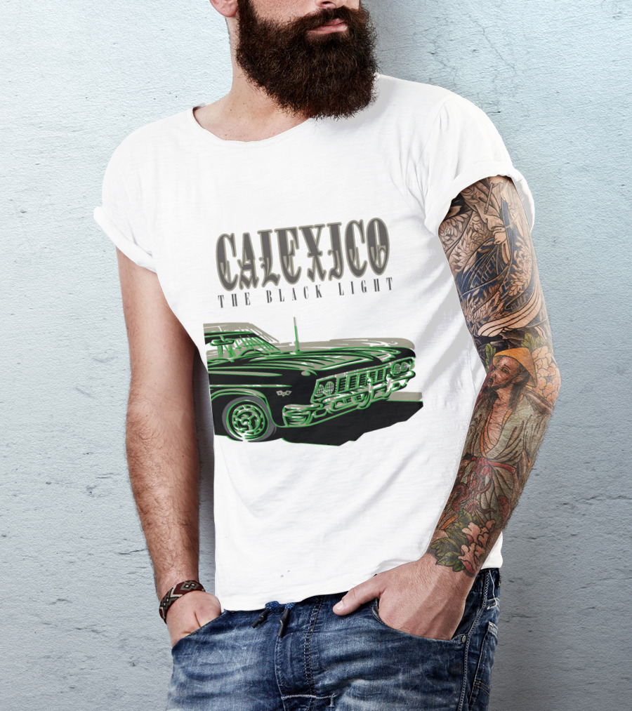 Calexico The Black Light Classic Car T-Shirt