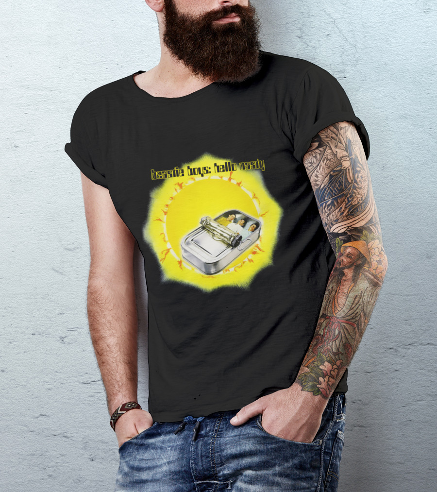 Beastie Boys: Hello Nasty Album Cover Yellow Background T-Shirt
