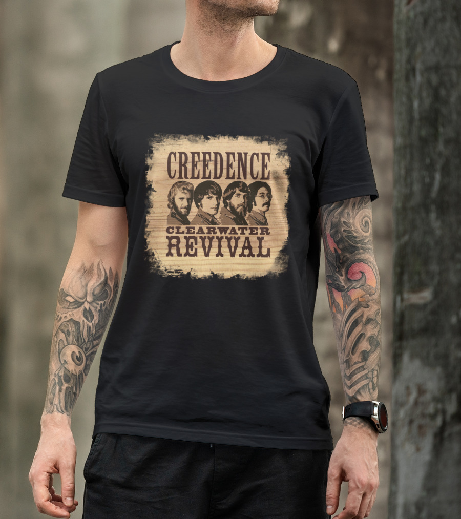 Creedence Clearwater Revival Band Portrait T-Shirt