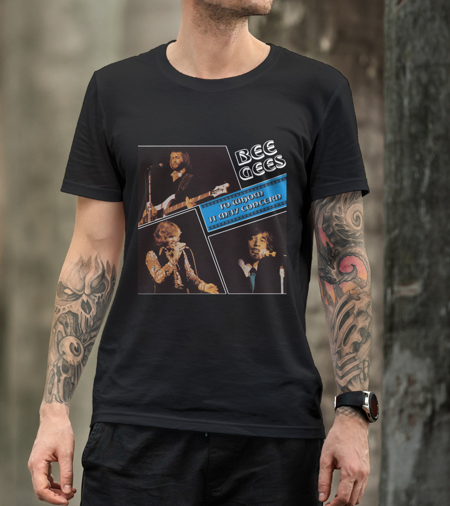 Bee Gees To Whom It May Concern Album Cover T-Shirt