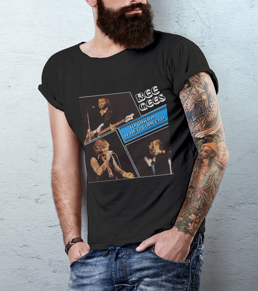 Bee Gees To Whom It May Concern Album Cover T-Shirt