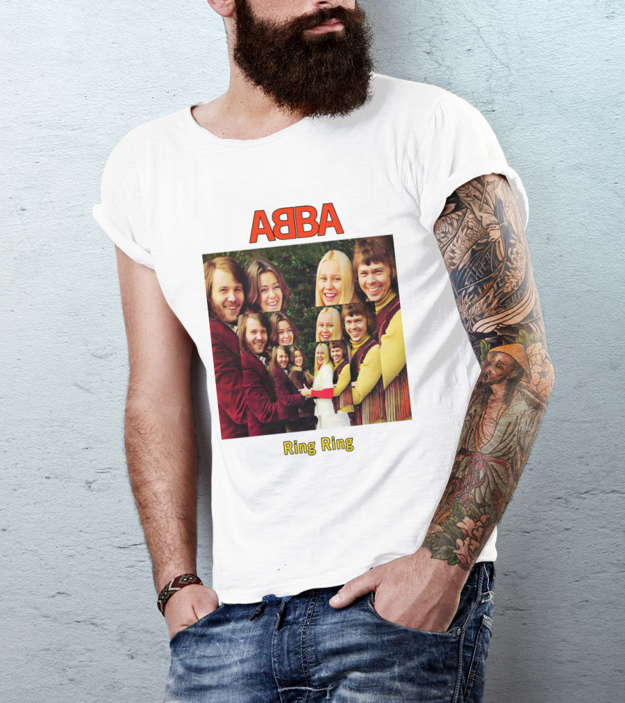 ABBA Ring Ring Album Cover T-Shirt