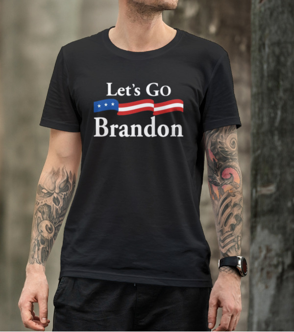 Let's Go Brandon American Flag T-Shirt
