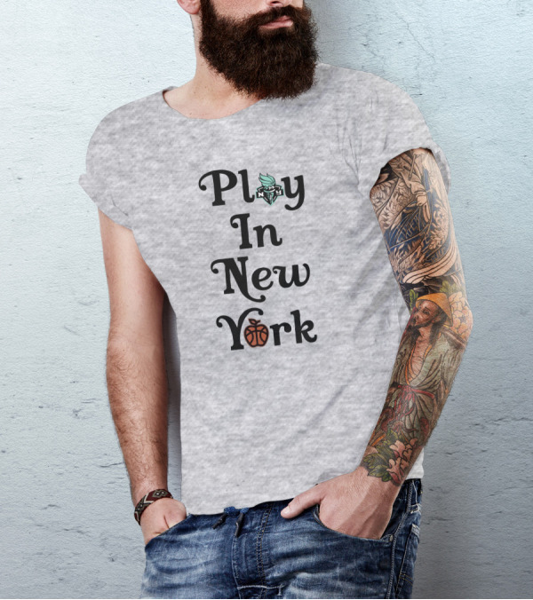 Play In New York Liberty Basketball Icon T-Shirt