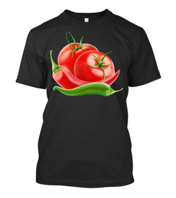 Tomatoes And Peppers Still Life T-Shirt