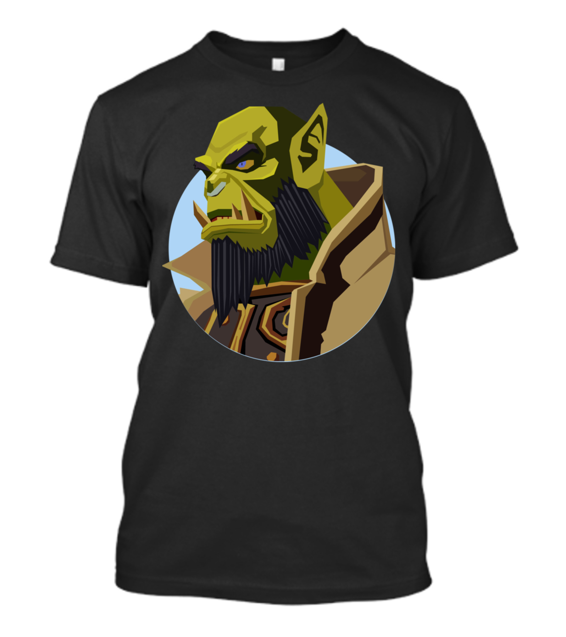 Chief Of The Horde J Green Orc Character T-Shirt