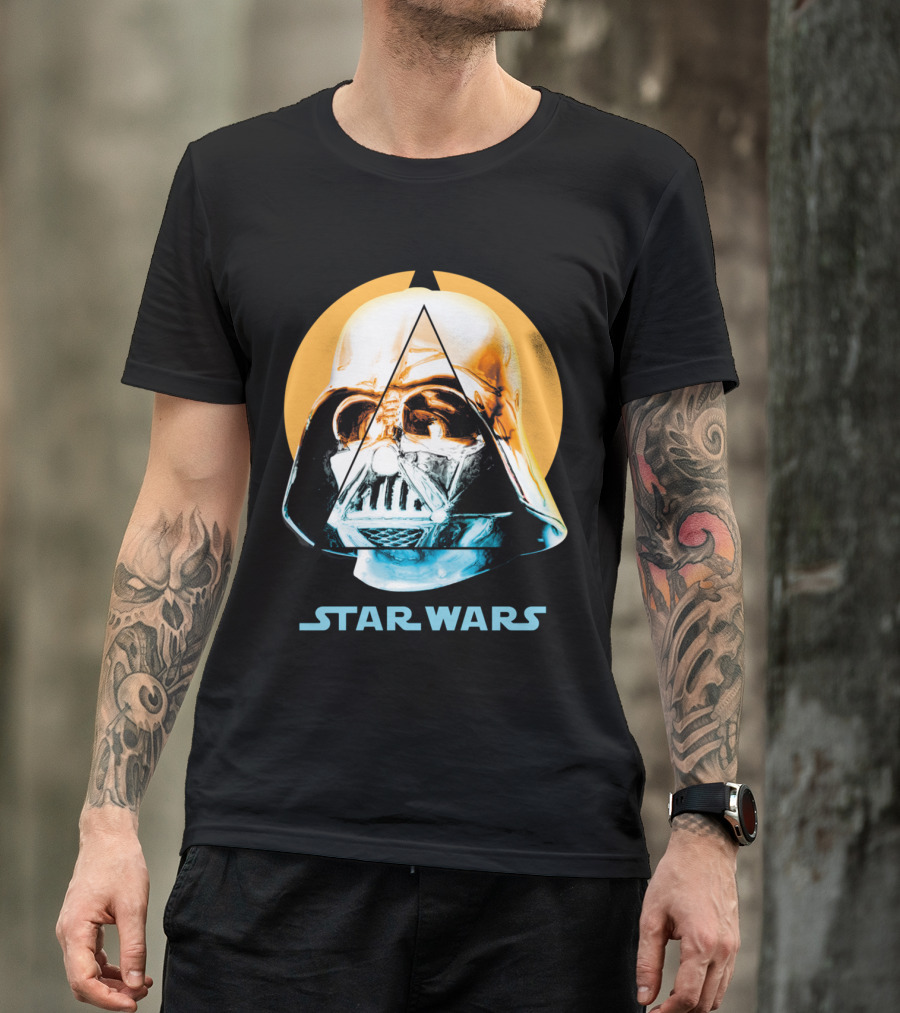 Star Wars Geometric Darth Vader Triangle T-Shirt