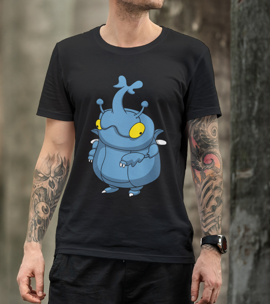 Chubby Heracross Beetle Pokemon Character T-Shirt