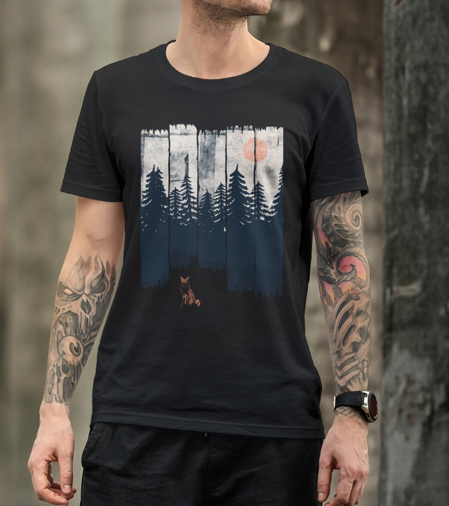 A Fox In The Wild Woods Sun T S T-Shirt