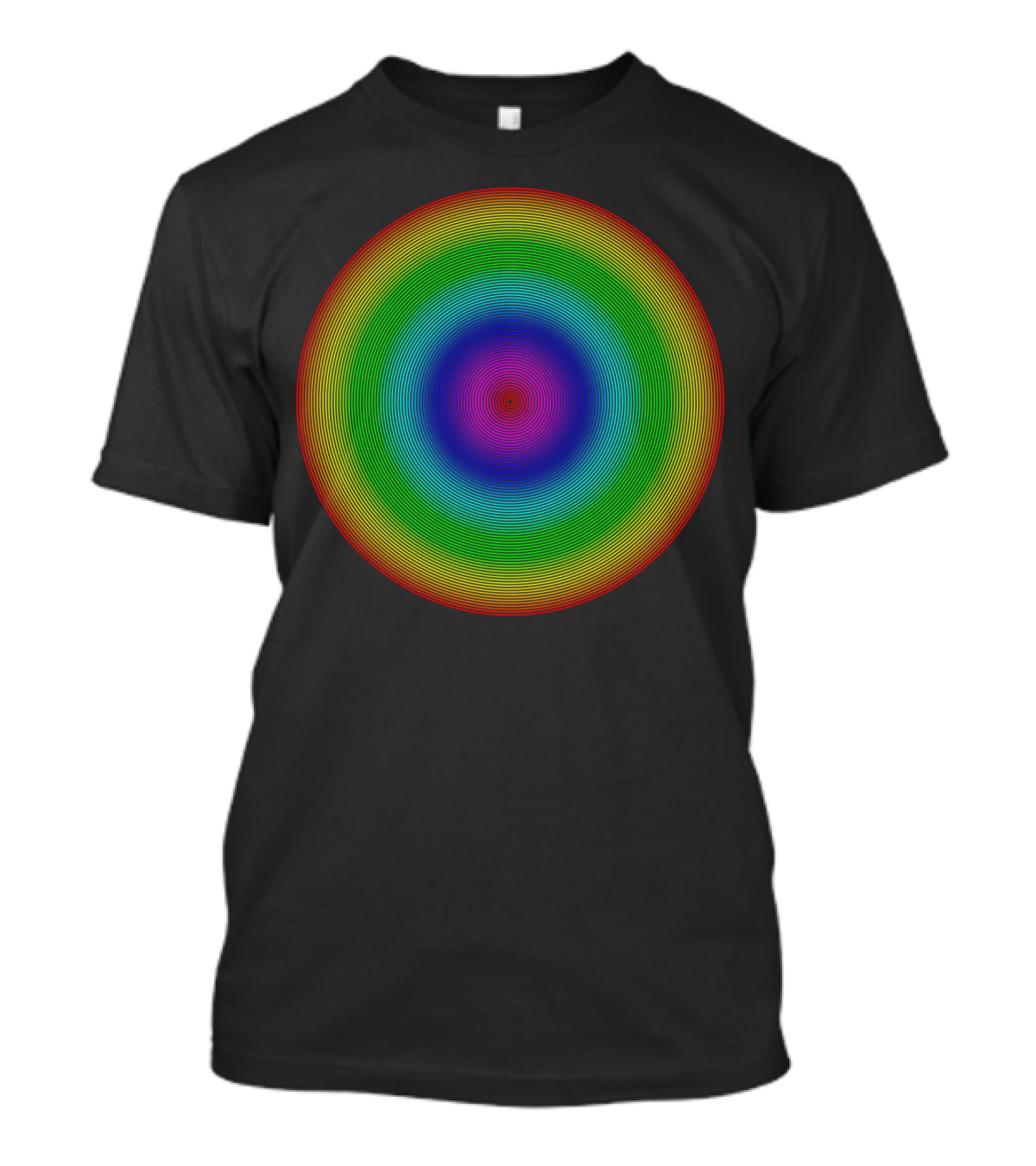 Circle Rainbow Spiral T-Shirt