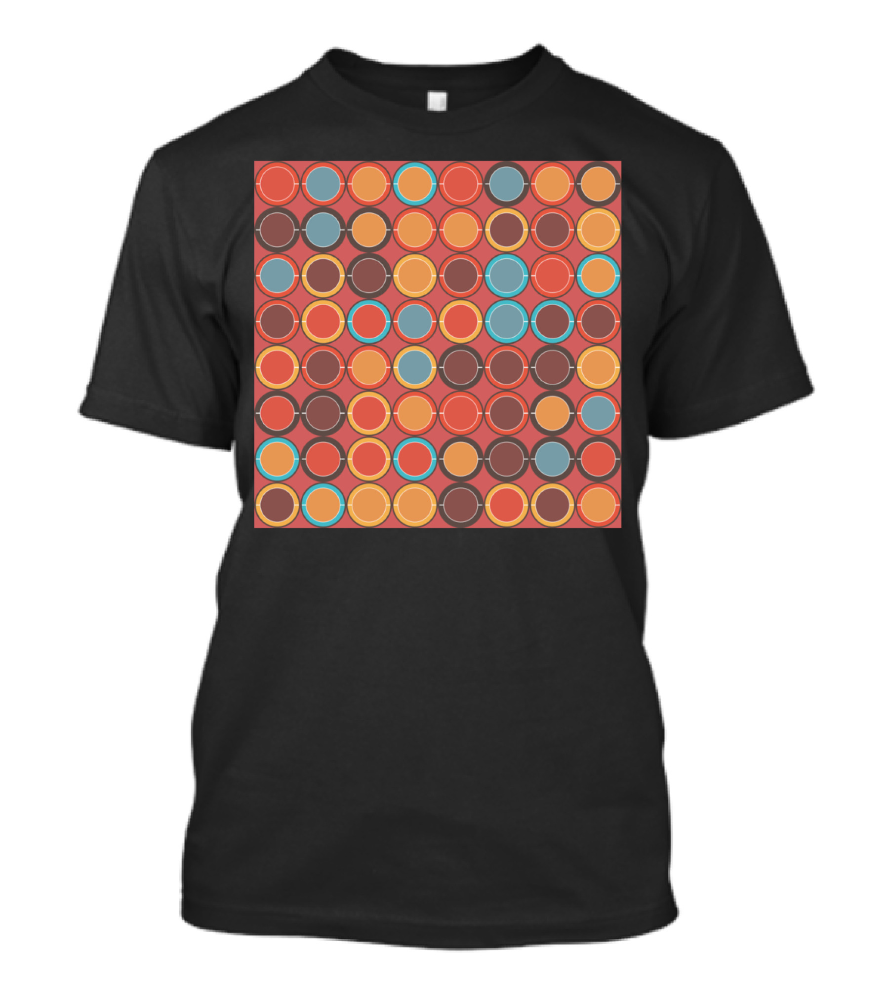 Circles Art P Colorful Geometric T-Shirt