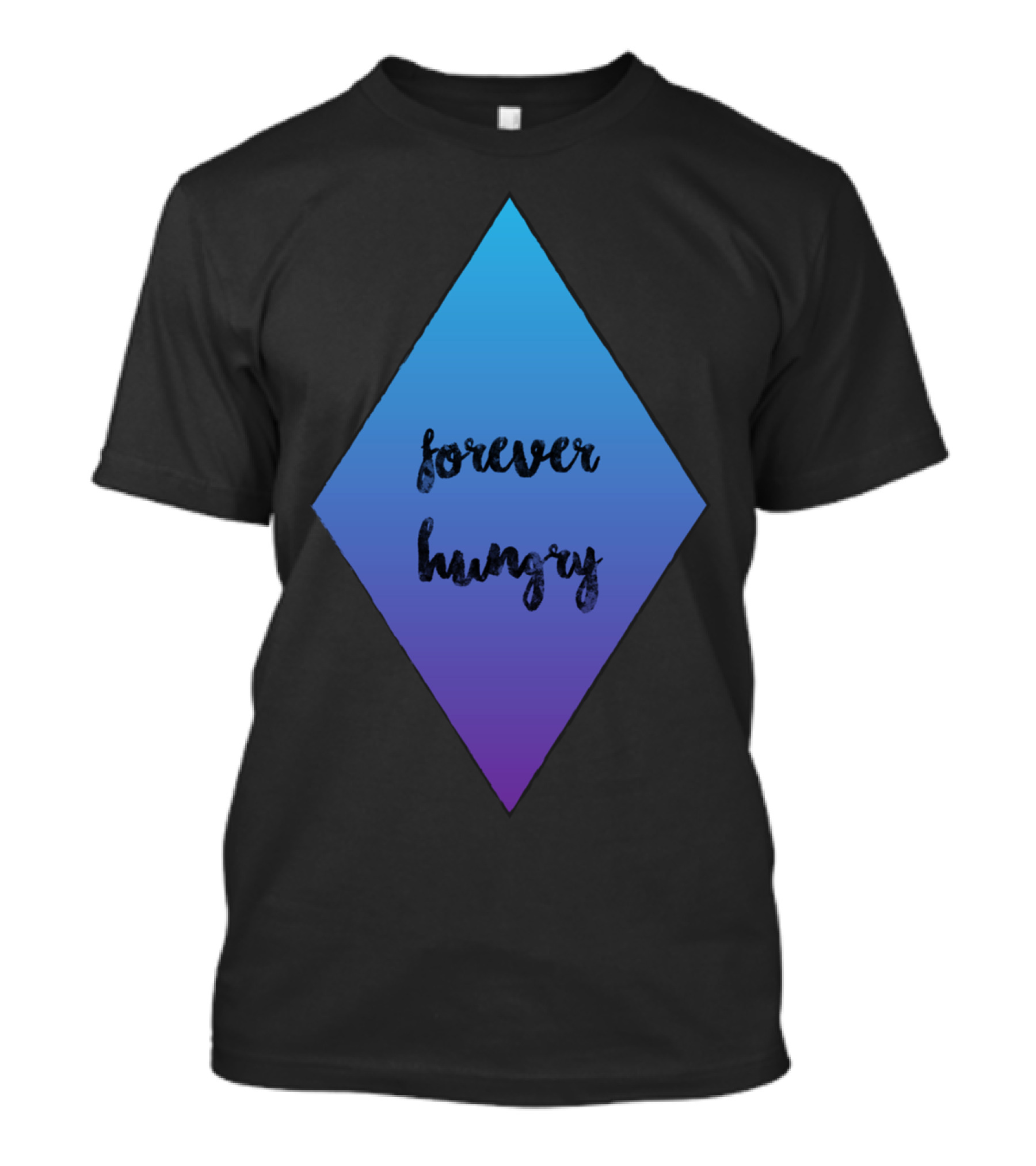 Forever Hungry Blue Purple Diamond T-Shirt