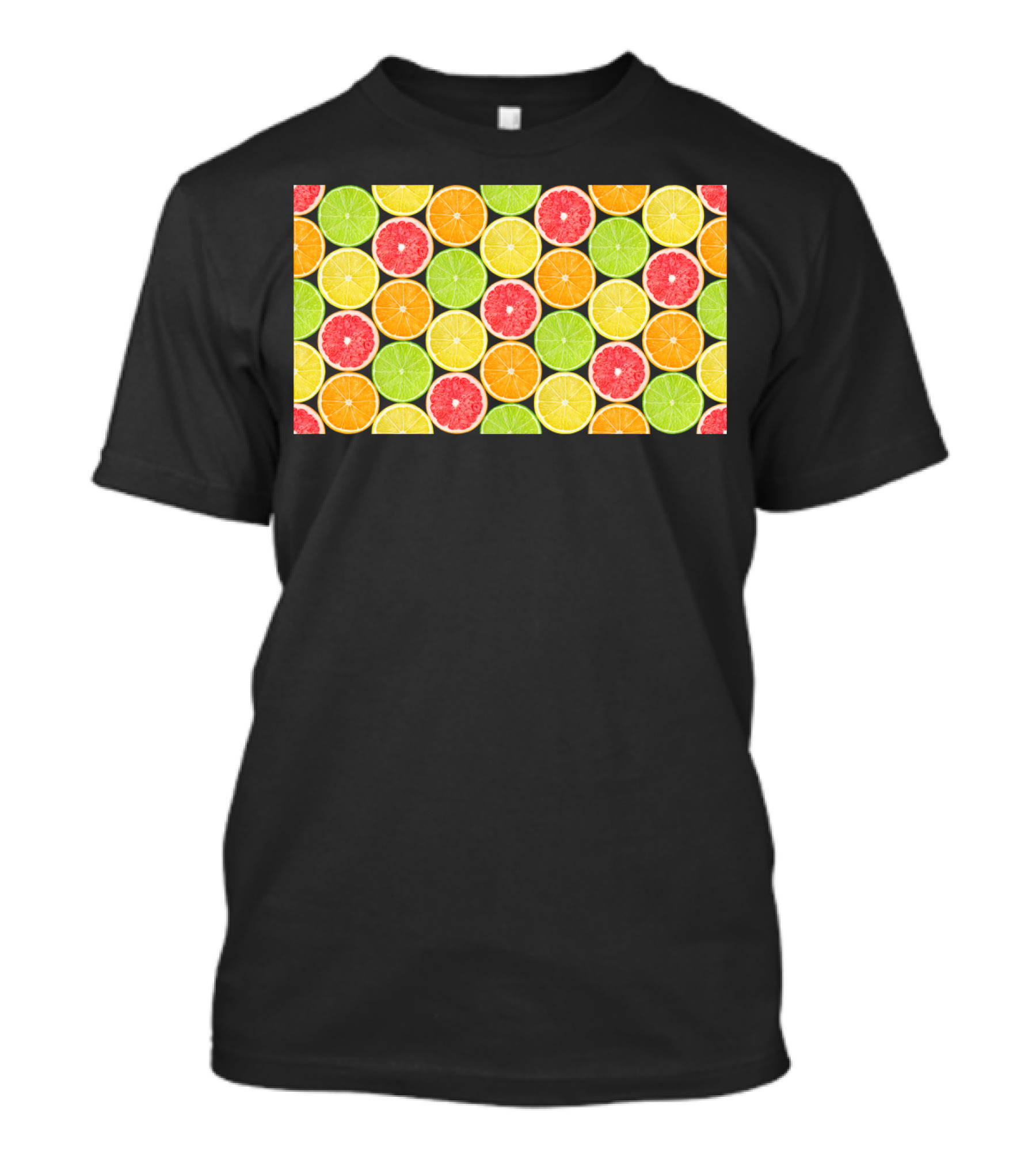 Citrus Slices Pattern With Grapefruit Orange Lime Lemon T-Shirt