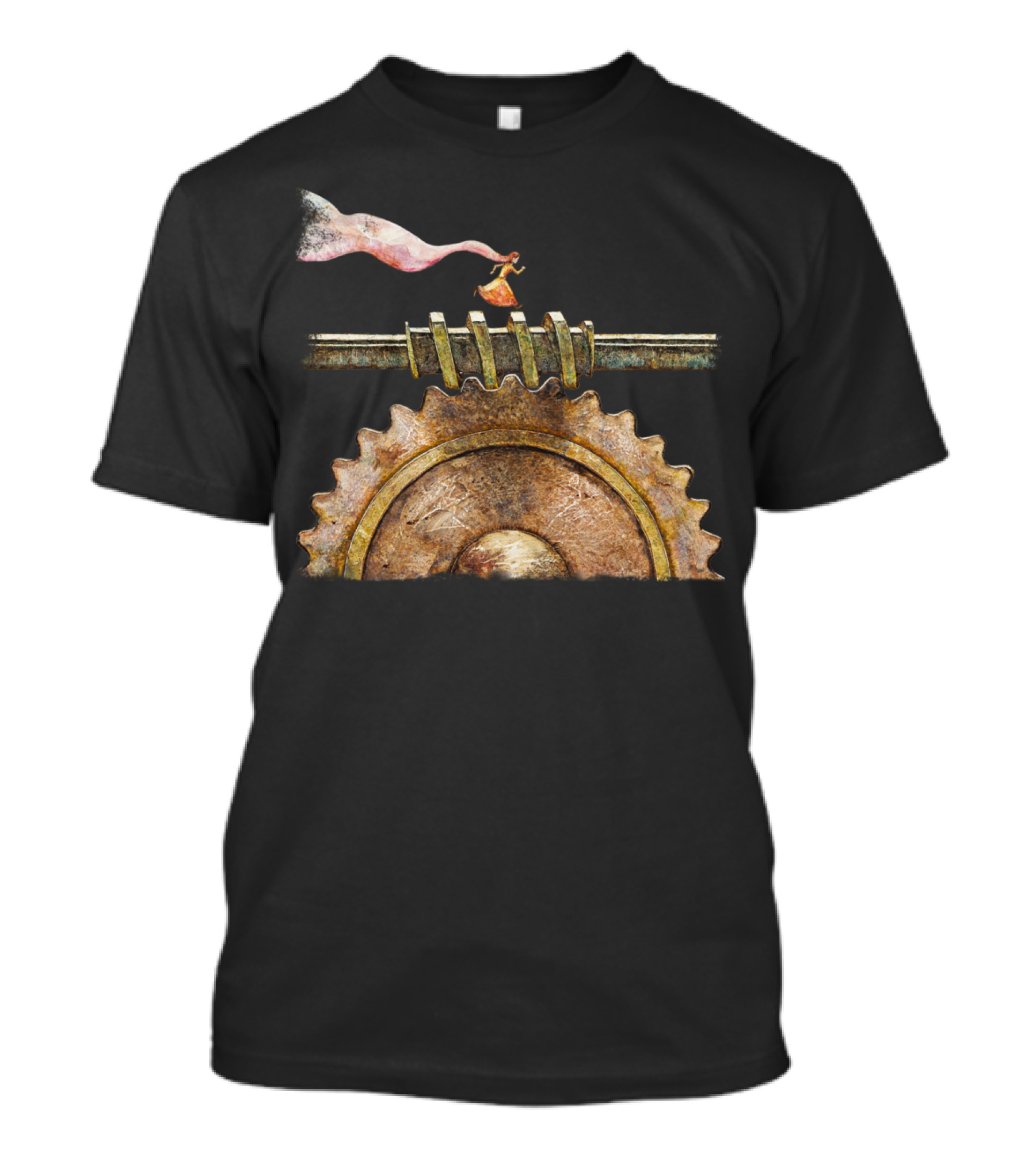 Endless Traveler On Gear Mechanism Adventure T-Shirt