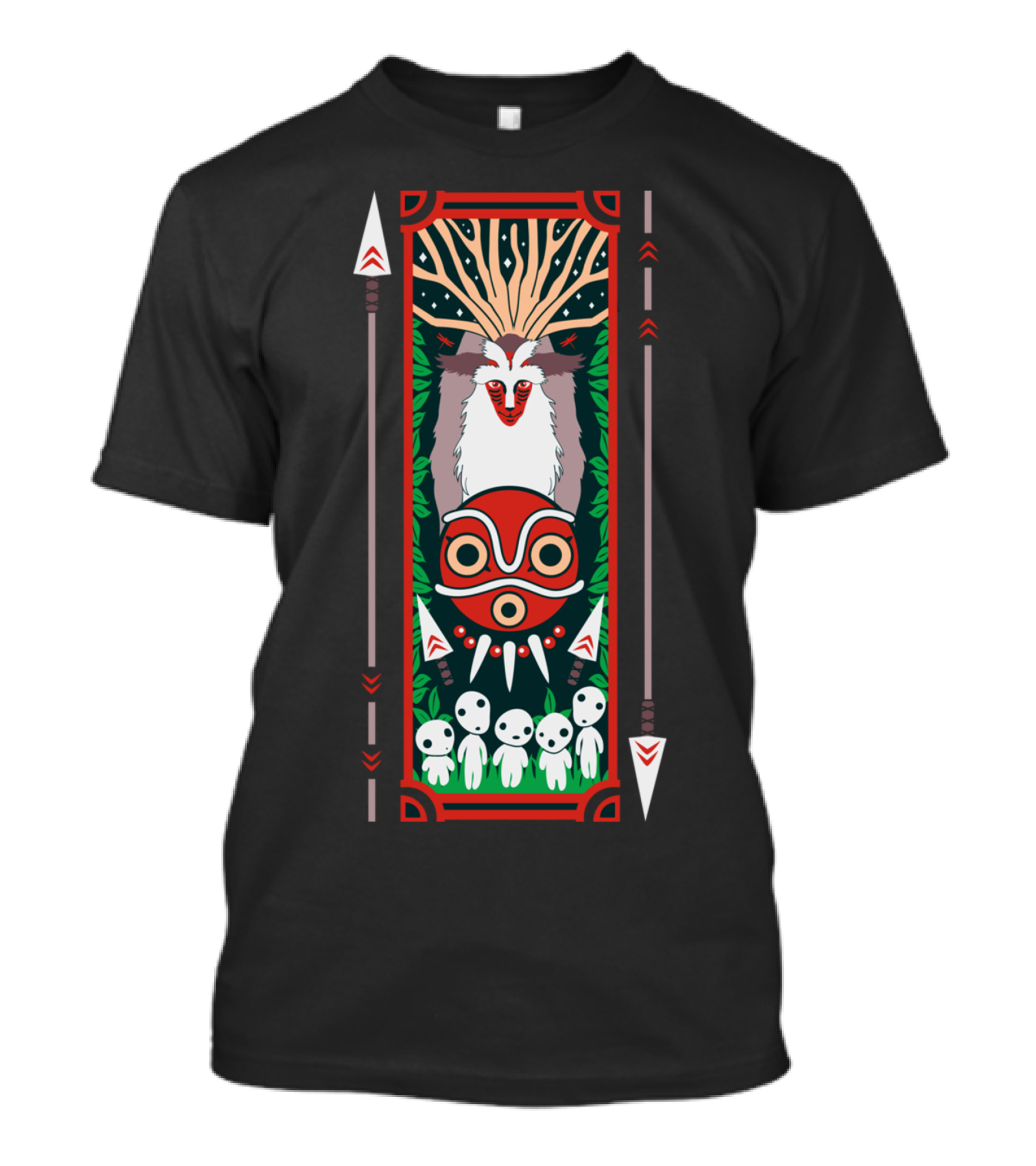 Forest Princess Spirit Guardian Totem T-Shirt